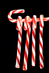 Image showing candy canes