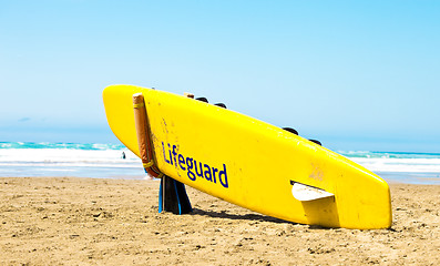 Image showing Lifeguard surfboard