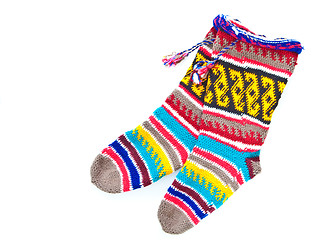 Image showing Woollen stockings