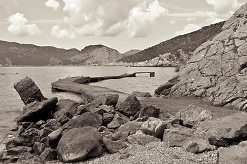 Image showing Greek harbour