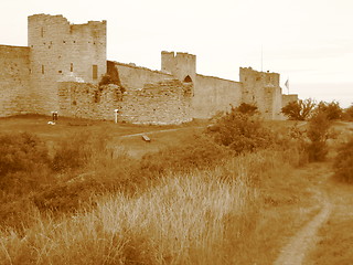 Image showing City wall of Visby