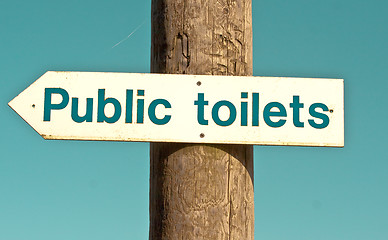 Image showing public toilet