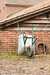 Image showing wheelbarrow