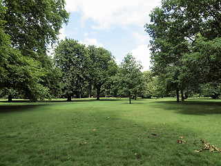 Image showing Kensington gardens, London
