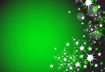 Image showing christmas snow flake background