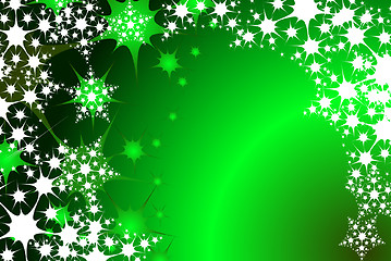 Image showing christmas snow flake background