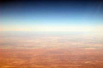 Image showing Sky over desert