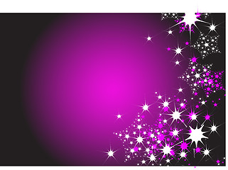 Image showing christmas snow flake background