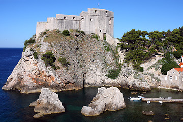 Image showing Fortress Lovrjenac in Dubrovnik, Croatia