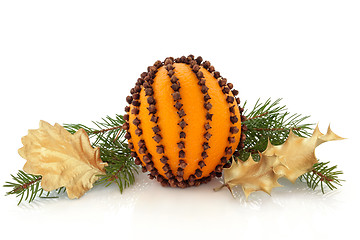 Image showing Orange and Clove Pomander