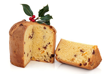 Image showing Panettone Christmas Cake