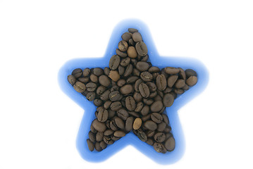 Image showing A coffee star