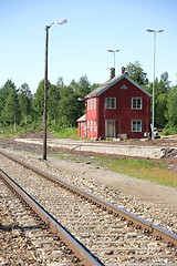 Image showing Old railway station