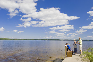 Image showing Summer day in Scandinavia