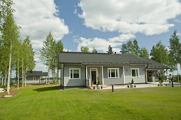 Image showing The house on the bank of lake