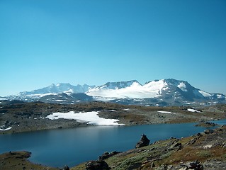 Image showing Hurrungane og Fannaråki