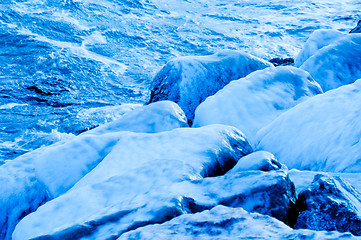 Image showing Ice by the sea