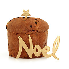 Image showing Panettone Christmas Cake