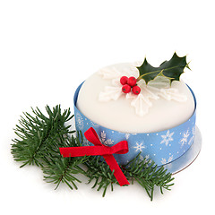 Image showing Christmas Cake