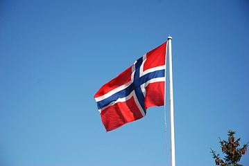 Image showing Norwegian flag