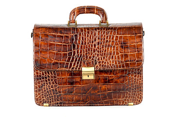 Image showing brown expensive briefcase