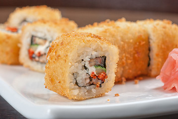 Image showing sushi rolls