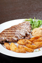 Image showing Juicy beef steak