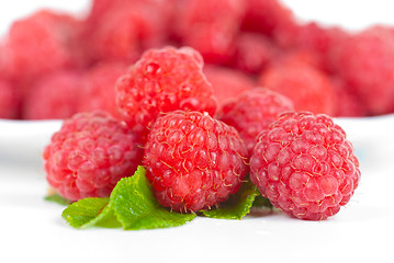 Image showing fresh raspberry