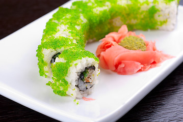 Image showing sushi rolls