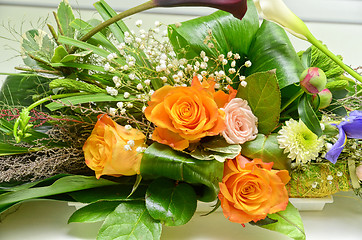 Image showing Wedding Bunch of flowers