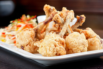 Image showing Fried chicken wings