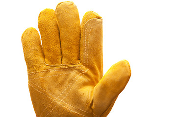 Image showing yellow work glove