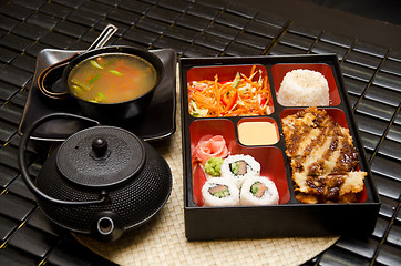 Image showing Sushi lunch