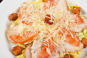 Image showing chicken meat filet salad