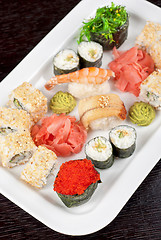 Image showing sushi set