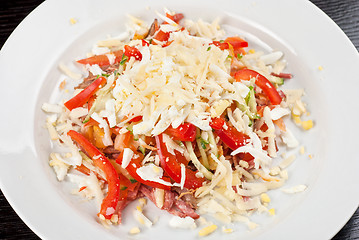 Image showing Meat tasty salad