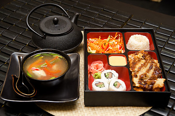 Image showing Sushi lunch