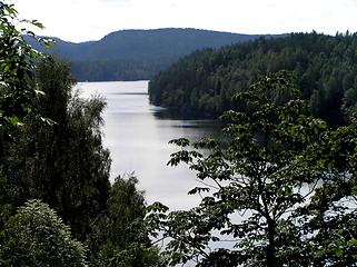 Image showing Lake Nøklevann, Oslo