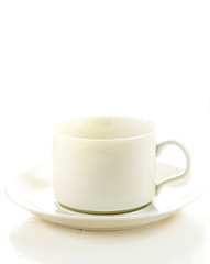 Image showing Perfect white coffee cup