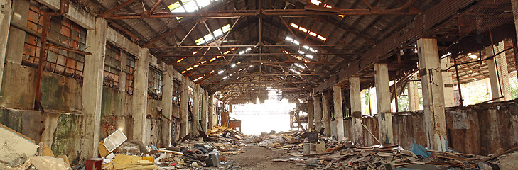 Image showing Abandoned Industrial Furnace 