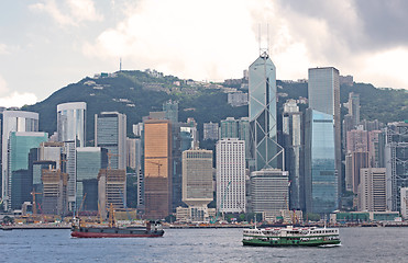 Image showing Hong Kong harbour