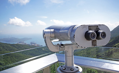 Image showing telescope overlooking for natural