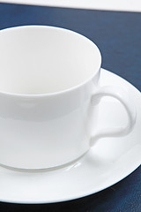 Image showing Perfect white coffee cup