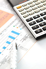 Image showing Financial concept: analyzing.