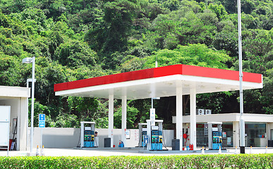 Image showing Gas station