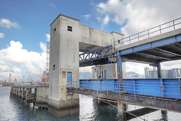 Image showing abandoned pier