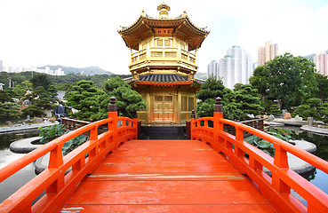 Image showing The Pavilion of Absolute Perfection in the Nan Lian Garden, Hong