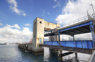 Image showing abandoned pier