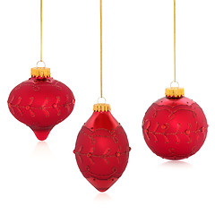 Image showing Christmas Baubles