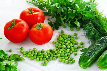 Image showing Fresh vegetables